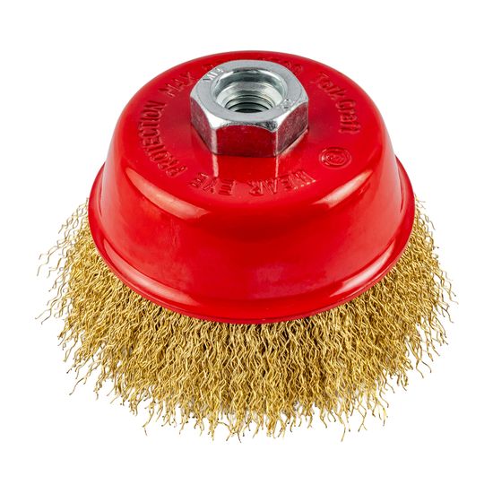 Wire Cup Brush Crimped 100mmxm14 Bulk